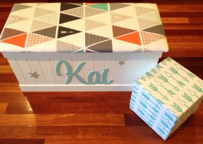 Ottoman (customer provided fabric)